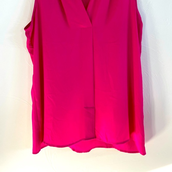 Violet + Claire Pink V Neck Tank - Picture 2 of 3